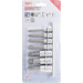 BGS Bit-Einsatz-Satz | Antrieb Innenvierkant 10 mm (3/8"""") / 12,5 mm (1/2"""") | Keil-Profil (für RIBE) M6 - M14 | 7-tlg | 5185 BGS Bit-Einsatz-Satz | Antrieb Innenvierkant 10 mm (3/8"""") / 12,5 mm (1/2"""") | Keil-Profil (für RIBE) M6 - M14 | 7-tlg | 5185
