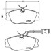 BREMBO Bremsklötze VA | ALFA,FIAT,LANCIA | P 23 041