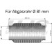 Flexrohr, Abgasanlage | Universal 80/200mm | 83 00 8445 Flexrohr, Abgasanlage | Universal 80/200mm | 83 00 8445