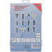BGS Tannenbaumclip-Sortiment für GM, VW, Chrysler, BMW, Nissan Ford | 340-tlg | 9055 BGS Tannenbaumclip-Sortiment für GM, VW, Chrysler, BMW, Nissan Ford | 340-tlg | 9055