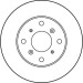 Bremsscheibe Honda P. Prelude | DF3109 Bremsscheibe Honda P. Prelude | DF3109