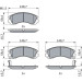 Bremsklötze | MITSUBISHI,CITROEN,PEUGEOT | 0 986 424 523 Bremsklötze | MITSUBISHI,CITROEN,PEUGEOT | 0 986 424 523