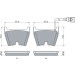 Bremsklötze VA | AUDI A3, A4, A5 12 | 0 986 424 613 Bremsklötze VA | AUDI A3, A4, A5 12 | 0 986 424 613