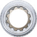 BGS Steckschlüssel-Einsatz Gear Lock | Antrieb Innenvierkant 12,5 mm (1/2"""") | SW 12 mm | 10212 BGS Steckschlüssel-Einsatz Gear Lock | Antrieb Innenvierkant 12,5 mm (1/2"""") | SW 12 mm | 10212
