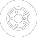 Bremsscheibe Bmw P. X3 TRW SINGLE DF4392S Bremsscheibe Bmw P. X3 TRW SINGLE DF4392S