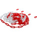 BGS Absperrkette | rot / weiß | 4 Karabiner | Kunststoff | 7,5 m | 80816 BGS Absperrkette | rot / weiß | 4 Karabiner | Kunststoff | 7,5 m | 80816