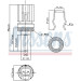 NISSENS Sensor, Kühlmitteltemperatur 207020 FIRST FIT