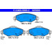Bremsbelagsatz Toyota P. Yaris 1,0-1,5 99-05 | 13.0460-5800.2 Bremsbelagsatz Toyota P. Yaris 1,0-1,5 99-05 | 13.0460-5800.2