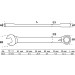BGS Ratschenring-Maulschlüssel | umschaltbar | SW 13 mm | 6613 BGS Ratschenring-Maulschlüssel | umschaltbar | SW 13 mm | 6613