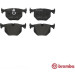 BREMBO Bremsklötze HA | BMW 3, X3 97-11 | P 06 044 BREMBO Bremsklötze HA | BMW 3, X3 97-11 | P 06 044
