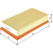 Luftfilter | SAAB 900 II,9-3,900 I | 1457433263 Luftfilter | SAAB 900 II,9-3,900 I | 1457433263