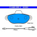 Bremsbelagsatz Fiat P. Punto 1.1-1.2/1.7D 93-03 | 13.0460-3951.2 Bremsbelagsatz Fiat P. Punto 1.1-1.2/1.7D 93-03 | 13.0460-3951.2