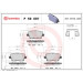 BREMBO Bremsklötze HA | OPEL Insignia 17 | P 59 097 BREMBO Bremsklötze HA | OPEL Insignia 17 | P 59 097