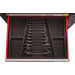Rooks Roter Werkzeugwagen mit seitlichem Schrank, 235 Teile Rooks Roter Werkzeugwagen mit seitlichem Schrank, 235 Teile