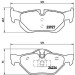 BREMBO Bremsklötze HA | BMW E81,E90,X1 04 | P 06 038 BREMBO Bremsklötze HA | BMW E81,E90,X1 04 | P 06 038