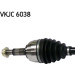SKF Antriebswelle | VKJC 6038 SKF Antriebswelle | VKJC 6038
