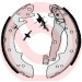 Bremsbackensatz HA | PEUGEOT 304, 305, 405 70-99 | S 68 511 Bremsbackensatz HA | PEUGEOT 304, 305, 405 70-99 | S 68 511