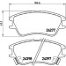 BREMBO Bremsklötze VA | HYUNDAI Atos 97 | P 30 027 BREMBO Bremsklötze VA | HYUNDAI Atos 97 | P 30 027