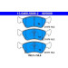 Bremsbelagsatz Toyota P. Avensis 1,6-2,0 97-03 | 13.0460-5809.2 Bremsbelagsatz Toyota P. Avensis 1,6-2,0 97-03 | 13.0460-5809.2