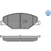 Bremsbelagsatz Skoda P. Fabia 1,2-1,6 07-14 | 252568118 Bremsbelagsatz Skoda P. Fabia 1,2-1,6 07-14 | 252568118