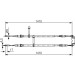 Handbremsseil | SAAB 9-5 | 1987477245 Handbremsseil | SAAB 9-5 | 1987477245