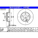 Bremsscheibe Db P. W169 1.5/2.0 Cdi 04-12 | 24.0112-0167.1 Bremsscheibe Db P. W169 1.5/2.0 Cdi 04-12 | 24.0112-0167.1