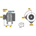Lichtmaschine | BMW 5,7 Serie | 0 986 080 350 Lichtmaschine | BMW 5,7 Serie | 0 986 080 350