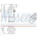 NISSENS Sensor, Kühlmitteltemperatur 207044