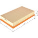 Luftfilter | VOLVO S80 | 1457433536 Luftfilter | VOLVO S80 | 1457433536