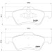 BREMBO Bremsklötze VA | FORD Maverick MAZDA Tribute 00-08 | P 24 159 BREMBO Bremsklötze VA | FORD Maverick MAZDA Tribute 00-08 | P 24 159