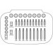 Werkzeugsatz Torx 1/2, 3/8, 1/4, 36-Teilig | OK-01.0036 Werkzeugsatz Torx 1/2, 3/8, 1/4, 36-Teilig | OK-01.0036