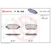 BREMBO Bremsklötze HA | DODGE Caliber/JEEP Compass/ 06 | P 54 034 BREMBO Bremsklötze HA | DODGE Caliber/JEEP Compass/ 06 | P 54 034