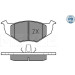 Bremsbelagsatz Vw P. Golf/Polo/Vento 91-01 | 025 218 6619/PD