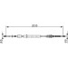 Handbremsseil | PEUGEOT 307,CIT C4 00 | 1987477598 Handbremsseil | PEUGEOT 307,CIT C4 00 | 1987477598