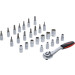 BGS Steckschlüssel-Satz | Antrieb 6,3 mm (1/4"""") | SW 4 - 13 mm | 27-tlg | 15105 BGS Steckschlüssel-Satz | Antrieb 6,3 mm (1/4"""") | SW 4 - 13 mm | 27-tlg | 15105