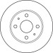 Bremsscheibe Daihatsu P | DF4887 Bremsscheibe Daihatsu P | DF4887