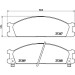 BREMBO Bremsklötze VA | FORD Maverick 93-98 | P 24 026 BREMBO Bremsklötze VA | FORD Maverick 93-98 | P 24 026