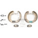 Satz Bremsbacken Fiat Ducato / Citroen Jumper 04/02 | 84060900 Satz Bremsbacken Fiat Ducato / Citroen Jumper 04/02 | 84060900