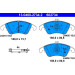 Bremsbelagsatz Db P. W204 280-350/W212/Cls | 13.0460-2734.2 Bremsbelagsatz Db P. W204 280-350/W212/Cls | 13.0460-2734.2