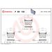 BREMBO Bremsklötze VA P 85 132 BREMBO Bremsklötze VA P 85 132