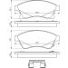 Bremsklötze CHEVROLET,OPEL 0 986 494 644