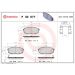 BREMBO Bremsklötze VA P 30 077 BREMBO Bremsklötze VA P 30 077