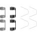 Zubehörsatz, Scheibenbremsbelag 1987474466 Zubehörsatz, Scheibenbremsbelag 1987474466