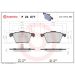 BREMBO Bremsklötze VA P 24 077 BREMBO Bremsklötze VA P 24 077