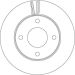 Bremsscheibe Nissan P. Nv200 1.5 Dci/1.6 10 DF6417 Bremsscheibe Nissan P. Nv200 1.5 Dci/1.6 10 DF6417