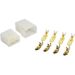 Phonocar 4 Poliger Multi-Anschluss Buchse und Stecker mit Kabelschuh für Stromkabel Multistecker 4-polig mit pins 043351