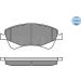 Bremsbelagsatz Toyota P. Auris 07-/Avensis 09- Mit Sensor 025 242 0419/W Bremsbelagsatz Toyota P. Auris 07-/Avensis 09- Mit Sensor 025 242 0419/W