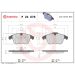BREMBO Bremsklötze VA P 24 076 BREMBO Bremsklötze VA P 24 076