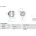 Lichtmaschine FIAT,IVECO,UAZ 0 986 046 210