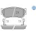 Bremsbelagsatz Suzuki P. Vitara 1.6 16V 91- Mit Sensor 025 219 0715/W Bremsbelagsatz Suzuki P. Vitara 1.6 16V 91- Mit Sensor 025 219 0715/W
